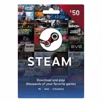 Steam Gift Card $50 US