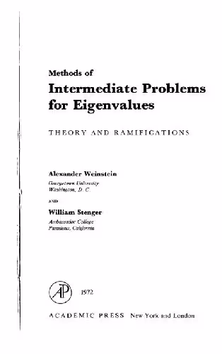 خرید و دانلود نسخه کامل کتاب Methods of intermediate problems for eigenvalues: theory and ramifications