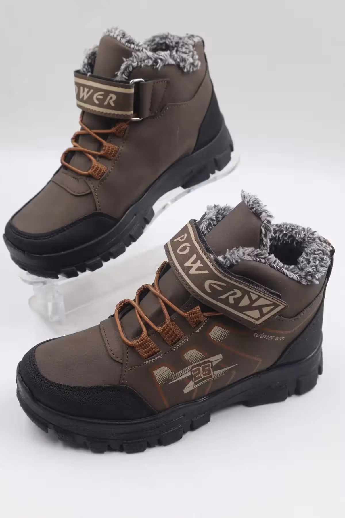 Zipper Woolen Zipper Khaki Daily Boat – 2358