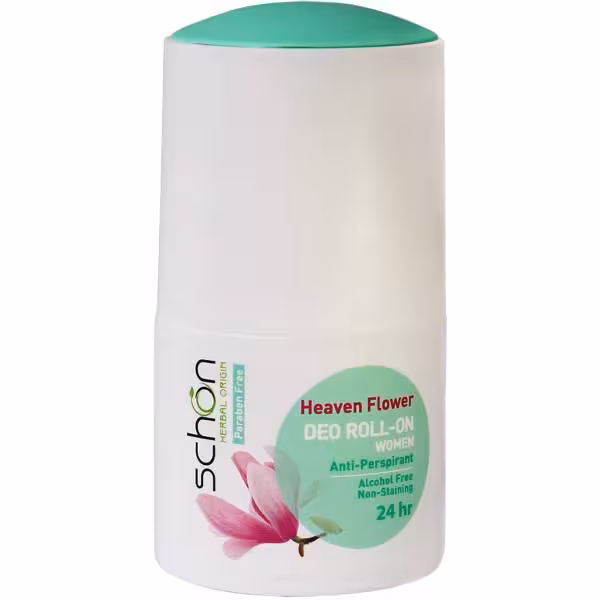 مام دئودورانت زنانه شون Schon Heaven Flower Roll-On Deodorant For Women