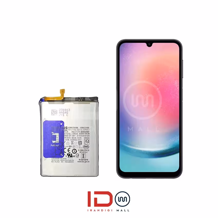 باتری اورجینال گوشی موبایل سامسونگ گلکسی A24 4G مدل EB-BA245ABY