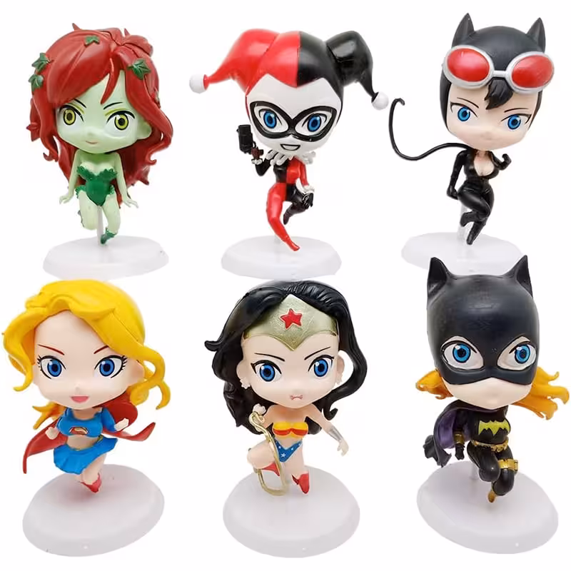 مینی فیگور DC Super Hero Girls مجموعه 6 عددی