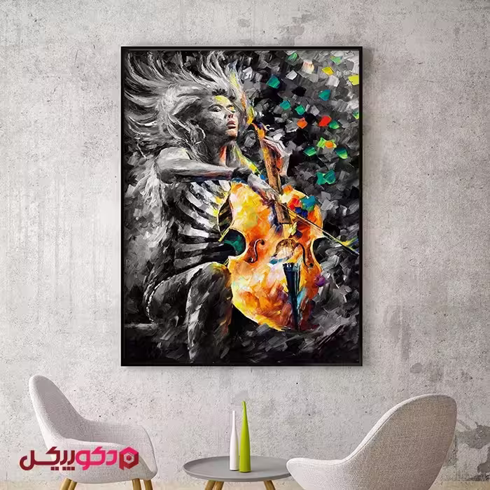 تابلو مخمل طرح مدرن P41