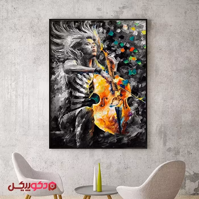 تابلو مخمل طرح مدرن P41