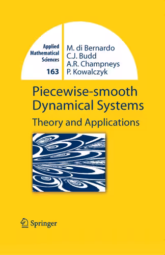 خرید و دانلود نسخه کامل کتاب Piecewise-Smooth Dynamical Systems: Theory and Applications