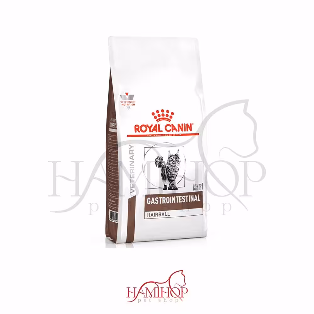 غذا خشک گربه گسترو اینتستینال هیربال برند رویال کنین وزن 2کیلوگرم ROYAL CANIN GASTROINTESTINAL HAIRBALL