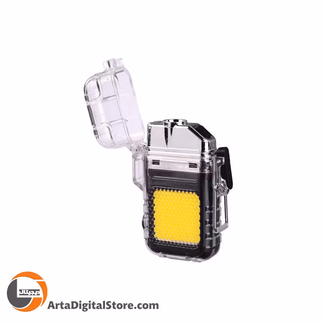چراغ کمپینگ شارژی فندک دار Flashlight Lighter LAMP