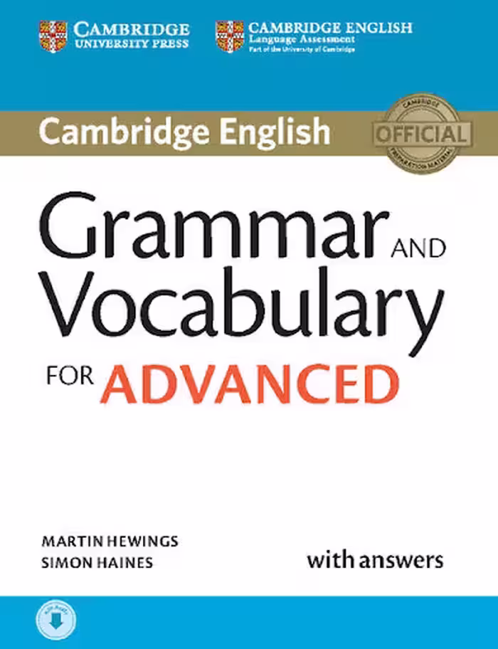 کتاب انگلیسی Cambridge Grammar and Vocabulary for Advanced with Answers