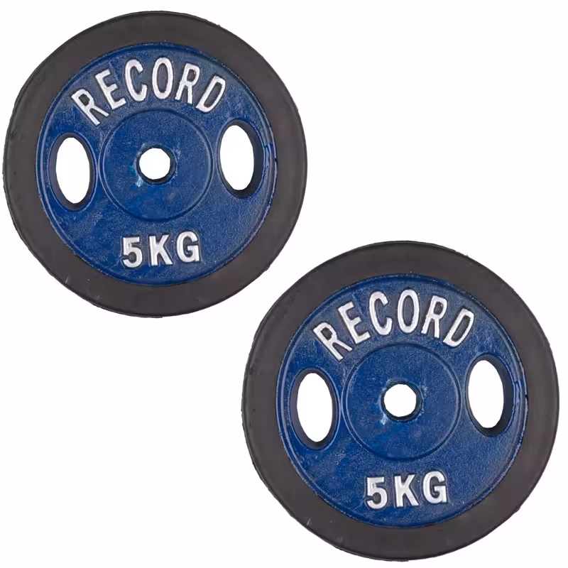 وزنه دمبل رکورد کد 1621 وزن 5 کیلوگرم بسته 2 عددی