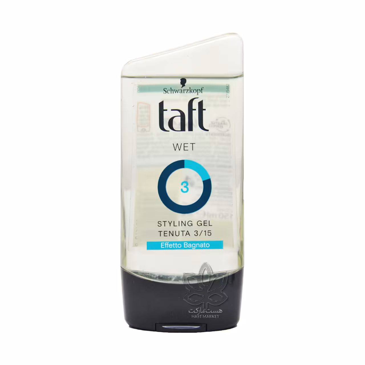 ژل موی خیس ( شماره 3 ) 150 میل مدل wet تافت شوارزکف - taft