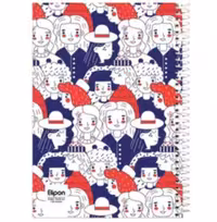 دفتر 100 برگ فانتزی سیمی مجلد الیپون