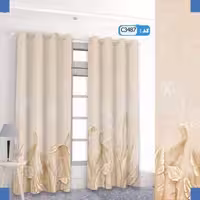 پرده تصویری طرح گلبرگ برند پرنا