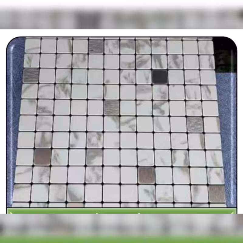 تایل بین کابینتی (کدE3)30در30 cm ضخامت 4میل، پشت چسبدار کاملآ نسوز و ضدآب (پس کرایه)