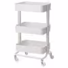 ترولی سفید ایکیا مدل Ikea RASKOG 203.829.32