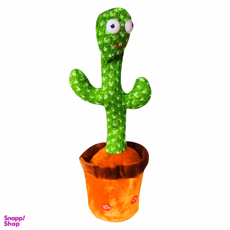 عروسک موزیکال مدل کاکتوس ارتفاع 35 سانتی متر