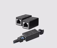 برل شبکه فلزی RJ45 (مبدل افزایش طول) مدل coupler-2 ا barell rj45