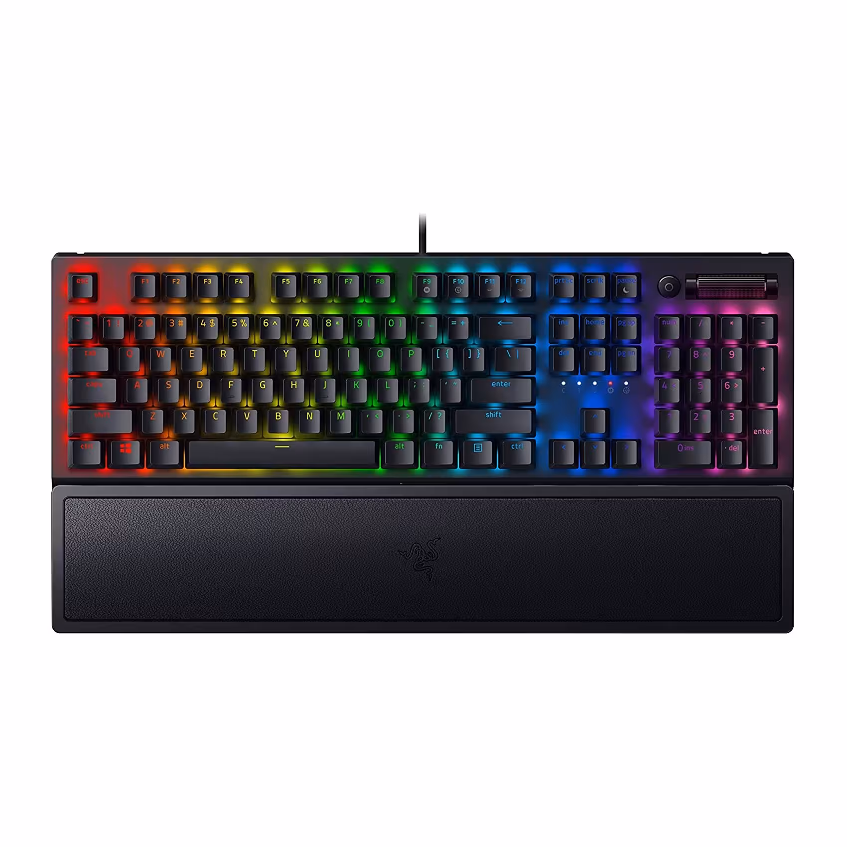 کیبورد مخصوص بازی ریزر مدل BLACKWIDOW V3 RZ03-03541900- R3M1 Green Switch
