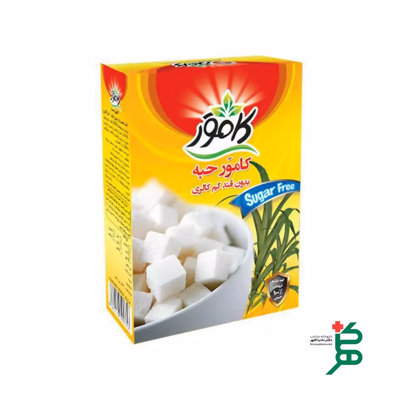 قند حبه ای رژیمی و بدون قند کامور