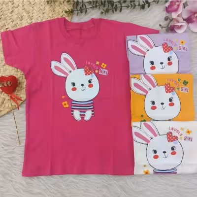 تیشرت دخترانه سایز 50 و 55