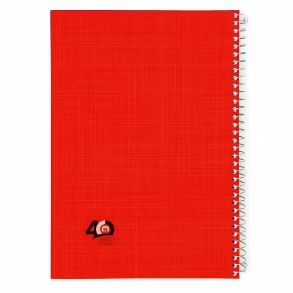 دفتر 40 برگ سیمی تک رنگ جــور کد 9423.طرح 4