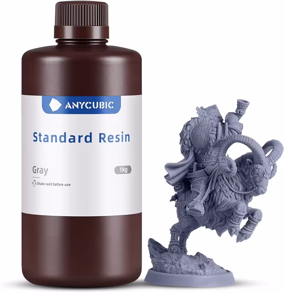 رزین استاندارد خاکستری برند انیکیوبیک Anycubic Standard Resin
