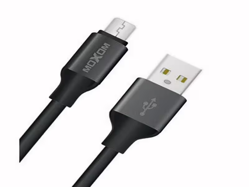 کابل شارژ سریع میکرو یو اس بی MOXOM CC-24 طول 3 متر