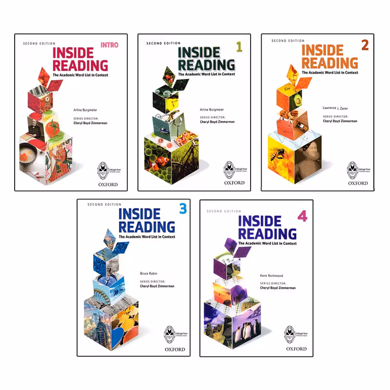 کتاب Inside Reading اثر Arline Burgmeier انتشارات اشتیاق نور پنج جلدی