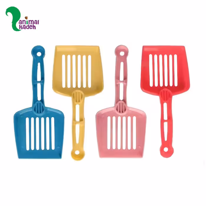 بیلچه خاک گربه سایز بزرگ 25 سانتیمتر مدل مشا (قرمز)