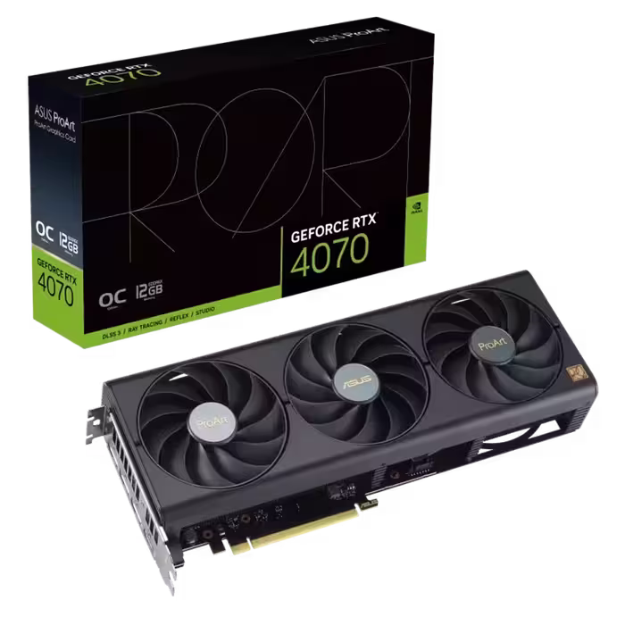 کارت گرافیک ایسوس ProArt RTX 4070 OC 12GB | فروشگاه گیمینگ تکاف