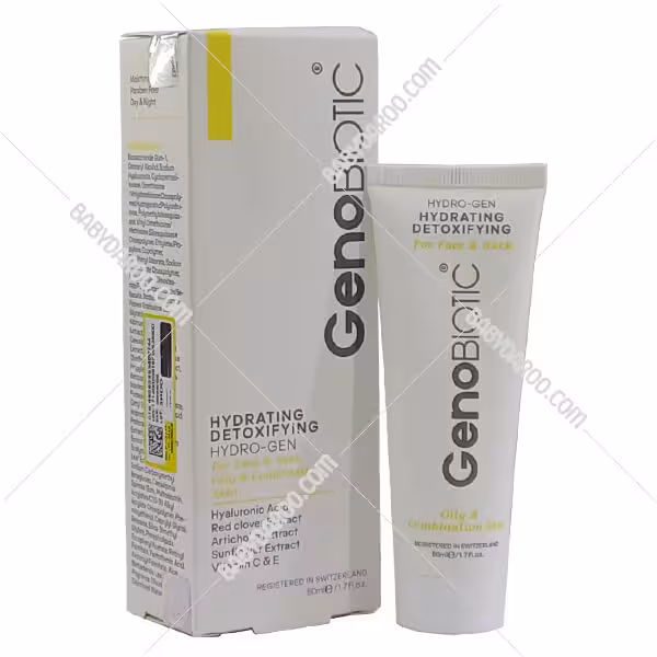 کرم رطوبت رسان و دتوکسیفای کننده پوست چرب ژنوبایوتیک