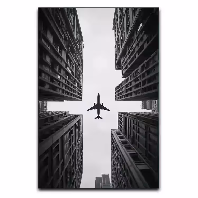 تابلو طرح مینمیال هواپیمان