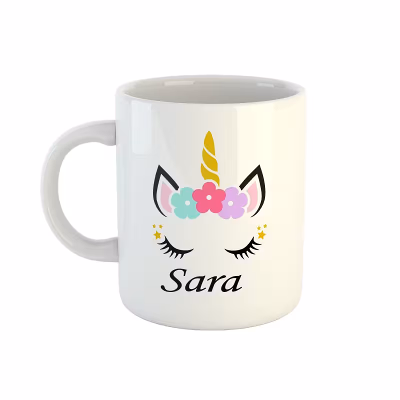 خرید ماگ-لیوان  اسم سارا  unicorn کد 135