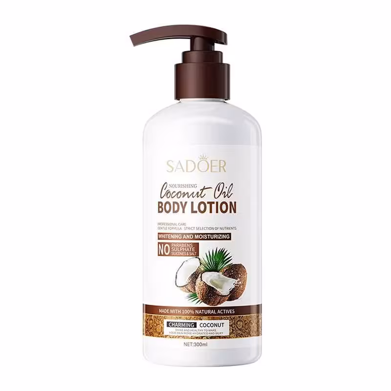 لوسیون سفید کننده روغن نارگیل سادور SADOER حجم 300ml