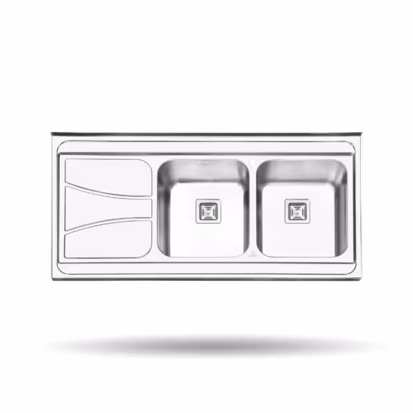 سینک ظرفشویی روکار پرنیان استیل مدل PS 1112