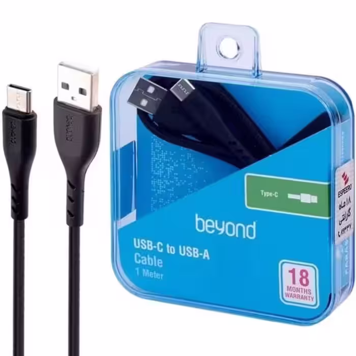 کابل تبدیل USB به MicroUSB بیاند مدل BUM-201 طول 1 متر