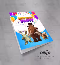 کارت دعوت تولد عصر یخبندان