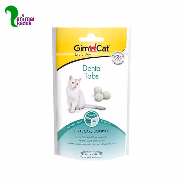 قرص دنتال گربه جیم کت جهت مراقبت از دندان 40 گرمی