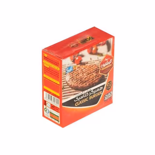 همبرگر کلاسیک 90 درصد گوشتیران 500 گرمی