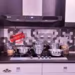 DESTILUX دستیلوکس  سرویس قابلمه 9 پارچه استیل 704