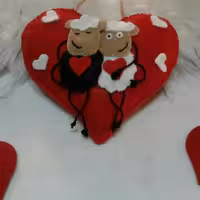 آویز قلبی طرح بره ناقلا