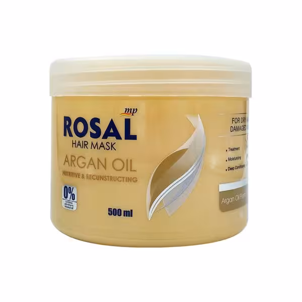 رزال-ماسک مو روغن ارگان براق کننده و مغذی (بدون سولفات)