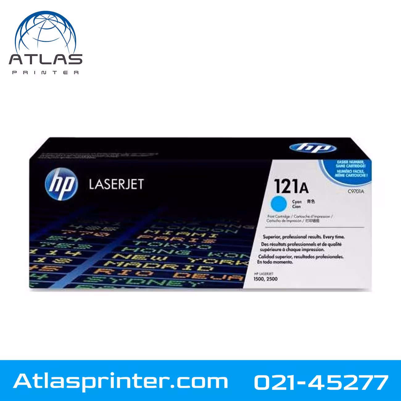 کارتریج لیزری اچ پی HP 121A آبی