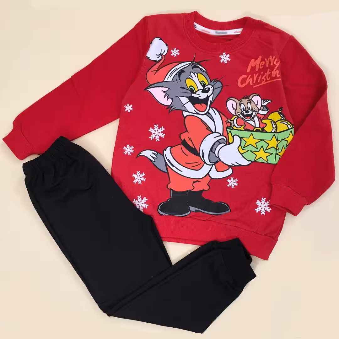 خرید و قیمت بلوز شلوار تام و جری سایز 35 تا 50 ویژه یلدا و کریسمس