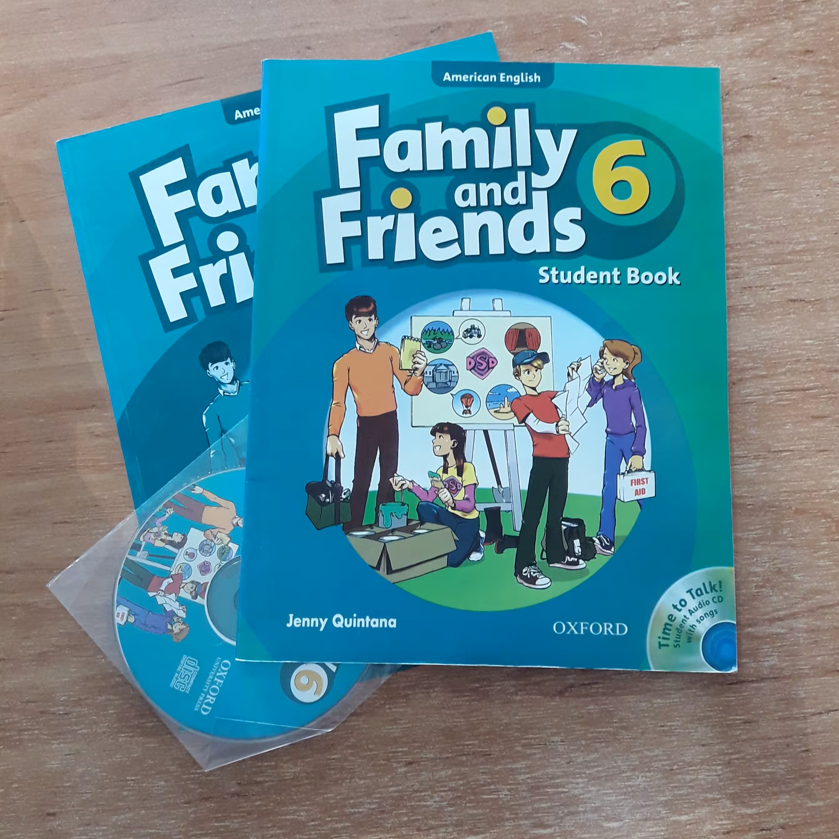 کتاب زبان فمیلی فرندز American Family and Friends 6 به همراه کتاب کار