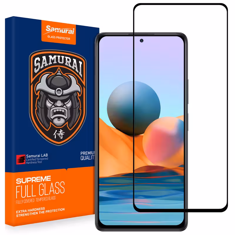 محافظ صفحه نمایش شیشه ای سامورایی مدل ovglass مناسب برای گوشی موبایل شیائومی Redmi Note 10 Pro