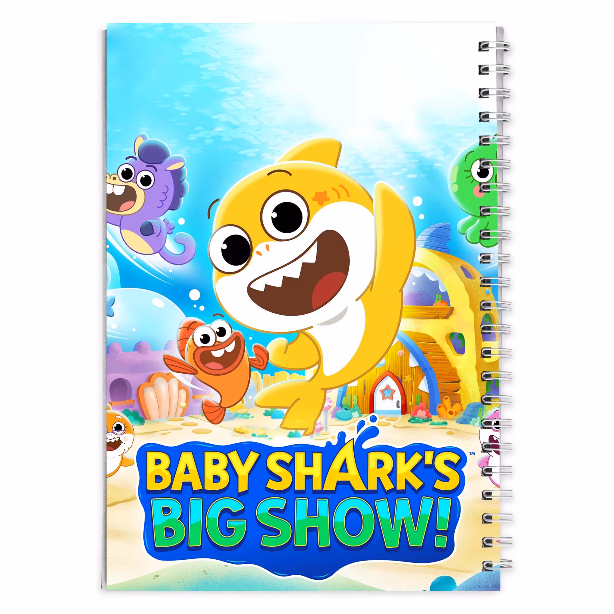 دفتر مشق کارتون ماجراجویی بیبی شارک