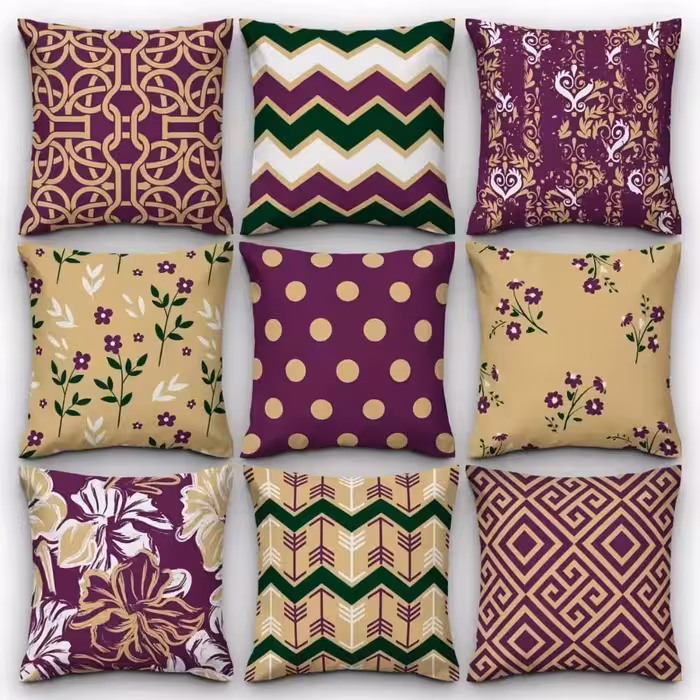 کاور کوسن کد 37 (نسکافه ای بنفش)