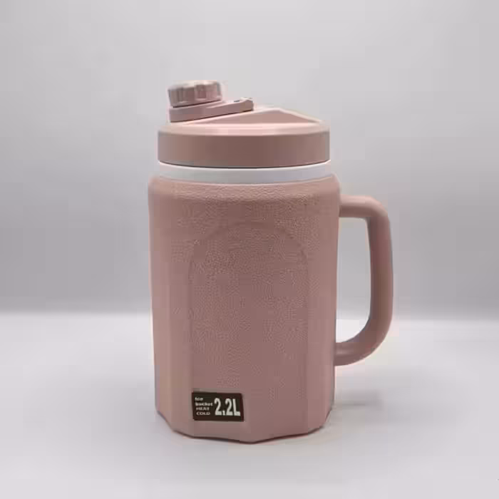 کلمن آب 2/2 لیتر درب پیچی صورتی UNIFIRST