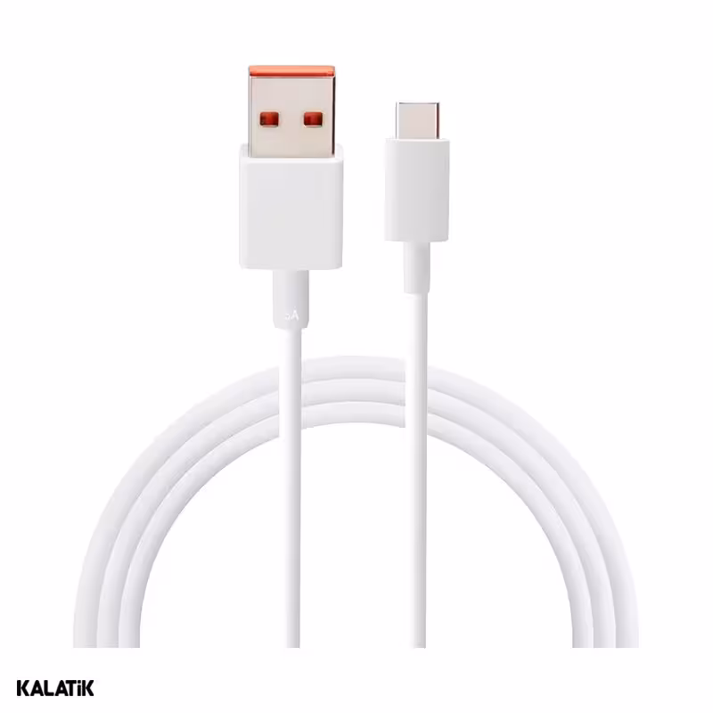 کابل تبدیل USB-A به USB-C شیائومی سرکارتنی مدل 6A به طول 1 متر-شارسل