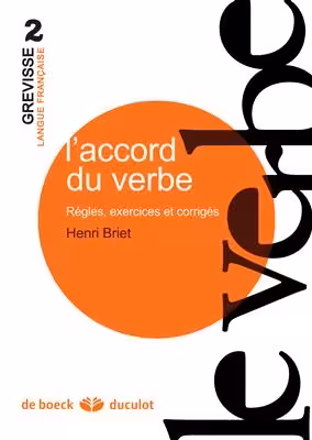 کتاب زبان فرانسه L’accord du verbe Règles, exercices et corrigés